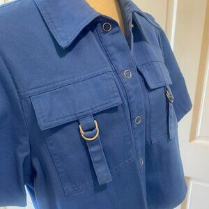 Industry Blue shirt jacket